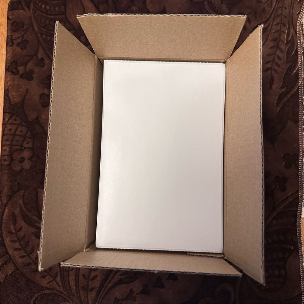 499 Fanfold Direct Thermal Labels White Perforated Shipping Label